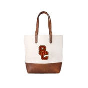 USC Trojans Cream SC Interlock Wool Tote